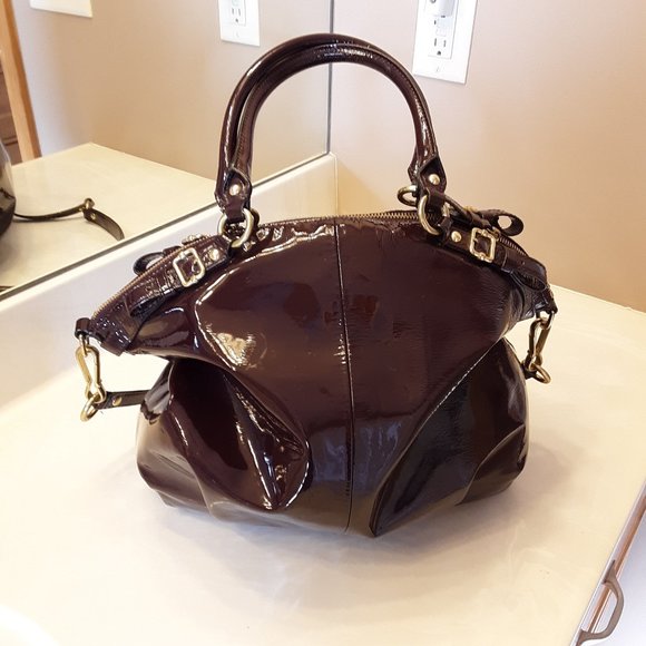 Coach Madison Lindsey Satchel Patent Leather - Picture 3 of 9